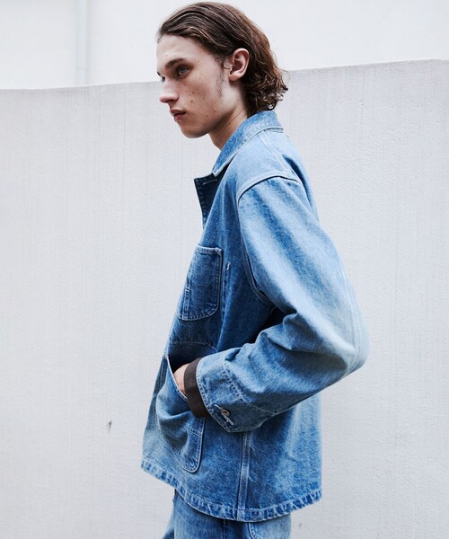 UNITED TOKYO(ユナイテッドトウキョウ)の「【数量限定】13oz SELVEDGE DENIM カバーオール(カバーオール・メンズ・ライトブルー/ダークインディゴブルー・1/2)」の17枚目の写真
