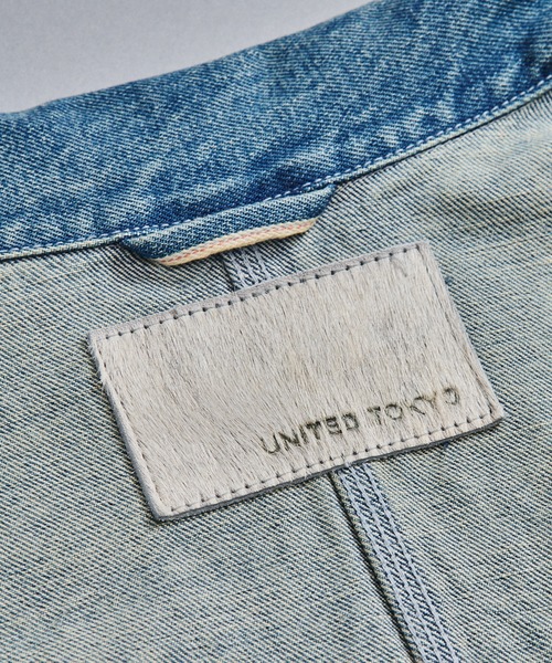 UNITED TOKYO(ユナイテッドトウキョウ)の「【数量限定】13oz SELVEDGE DENIM カバーオール(カバーオール・メンズ・ライトブルー/ダークインディゴブルー・1/2)」の21枚目の写真