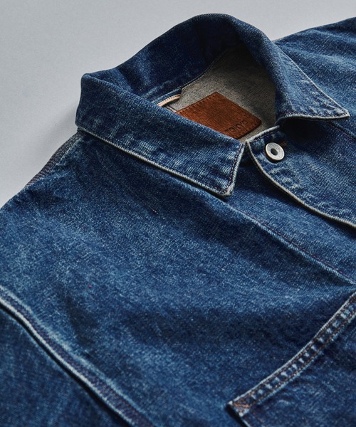 UNITED TOKYO(ユナイテッドトウキョウ)の「【数量限定】13oz SELVEDGE DENIM カバーオール(カバーオール・メンズ・ライトブルー/ダークインディゴブルー・1/2)」の7枚目の写真