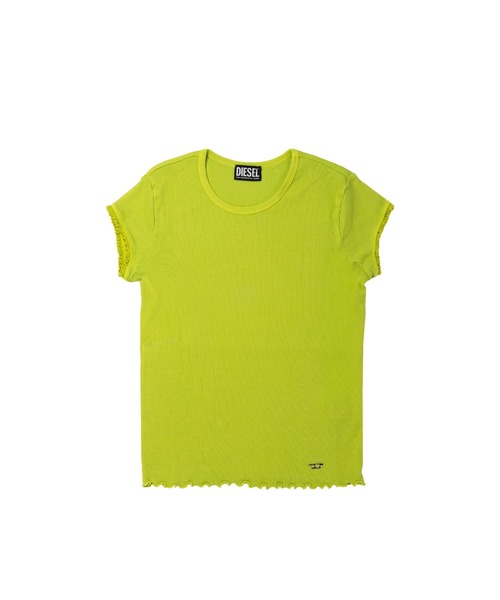 DIESEL（ディーゼル）の「ウィメンズ Tシャツ T-ANGIE-LACES（Tシャツ/カットソー・レディース・ブラック/グリーン/ホワイト/イエロー/ピンク・SMALL/MEDIUM/LARGE）」の4枚目の写真