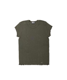 DIESEL Tシャツ　レディース　カーキ DIESEL｜ディーゼル（レディース）のTシャツ/カットソー（グリーン