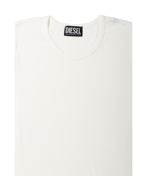 DIESEL（ディーゼル）の「ウィメンズ Tシャツ T-ANGIE-LACES（Tシャツ/カットソー・レディース・ブラック/グリーン/ホワイト/イエロー/ピンク・SMALL/MEDIUM/LARGE）」の7枚目の写真