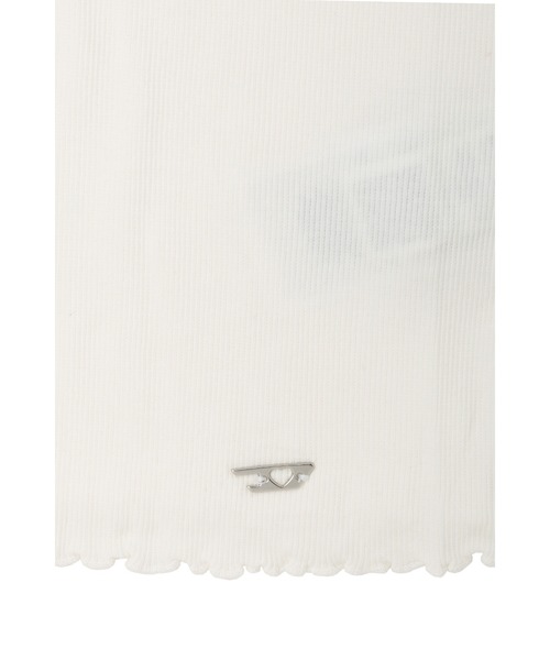 DIESEL（ディーゼル）の「ウィメンズ Tシャツ T-ANGIE-LACES（Tシャツ/カットソー・レディース・ブラック/グリーン/ホワイト/イエロー/ピンク・SMALL/MEDIUM/LARGE）」の8枚目の写真
