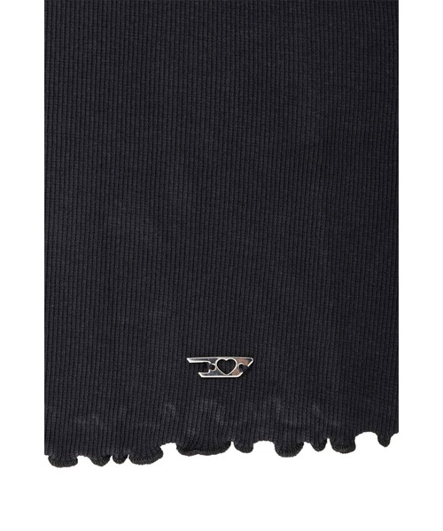 DIESEL（ディーゼル）の「ウィメンズ Tシャツ T-ANGIE-LACES（Tシャツ/カットソー・レディース・ブラック/グリーン/ホワイト/イエロー/ピンク・SMALL/MEDIUM/LARGE）」の16枚目の写真
