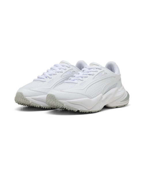 PUMA（プーマ）の「PUMA プーマ ウィメンズ ゴルフ GS サージ スパイクレスシューズ（スニーカー・レディース・ミックスグレー/ホワイト×グレー/ホワイト系その他2・24.5cm/22.5cm/23.5cm/23.0cm/24.0cm/25.0cm）」の4枚目の写真