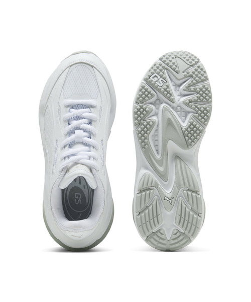 PUMA（プーマ）の「PUMA プーマ ウィメンズ ゴルフ GS サージ スパイクレスシューズ（スニーカー・レディース・ミックスグレー/ホワイト×グレー/ホワイト系その他2・24.5cm/22.5cm/23.5cm/23.0cm/24.0cm/25.0cm）」の6枚目の写真