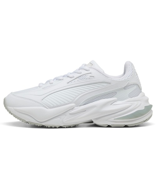 PUMA（プーマ）の「PUMA プーマ ウィメンズ ゴルフ GS サージ スパイクレスシューズ（スニーカー・レディース・ミックスグレー/ホワイト×グレー/ホワイト系その他2・24.5cm/22.5cm/23.5cm/23.0cm/24.0cm/25.0cm）」の2枚目の写真