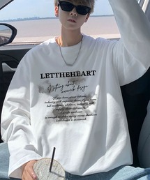 Y2K フロントグラフィックプリント ロングスリーブTシャツ  WO26W7TP19