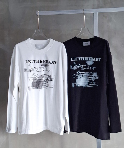 WESTBOY(ウエストボーイ)の「Y2K フロントグラフィックプリント ロングスリーブTシャツ WO26W7TP19(Tシャツ/カットソー・メンズ・ホワイト/ブラック・L/M/XL)」の10枚目の写真