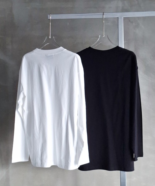 WESTBOY(ウエストボーイ)の「Y2K フロントグラフィックプリント ロングスリーブTシャツ WO26W7TP19(Tシャツ/カットソー・メンズ・ホワイト/ブラック・L/M/XL)」の11枚目の写真