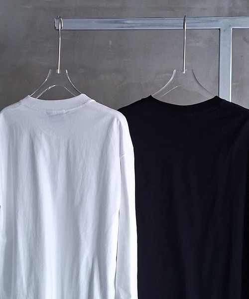 WESTBOY(ウエストボーイ)の「Y2K フロントグラフィックプリント ロングスリーブTシャツ WO26W7TP19(Tシャツ/カットソー・メンズ・ホワイト/ブラック・L/M/XL)」の14枚目の写真