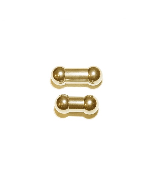 MORPH(モルフ)の「MORPH モルフ バーベル ボディーピアス 0ゲージ 8mm~12mm(ピアス(片耳用)・レディース・ゴールド・8/10/12)」の2枚目の写真