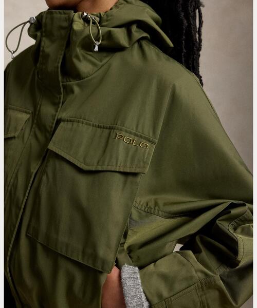 POLO RALPH LAUREN（ポロ ラルフ ローレン）の「クロップド ウィンドブレーカー（ブルゾン・レディース・グリーン系1・XS/L/M/S）」の5枚目の写真