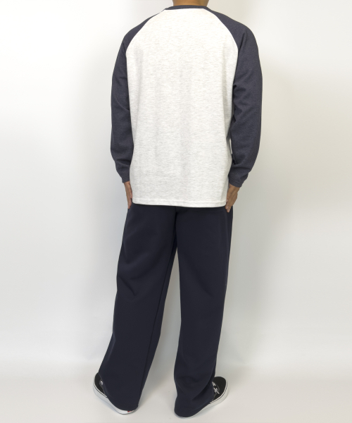 PACIENCIA(パシエンシア)の「ラグランオーバーサイズロングスリーブ インディゴグレー(Tシャツ/カットソー・メンズ・その他・LARGE/XX-LARGE/X-LARGE)」の7枚目の写真