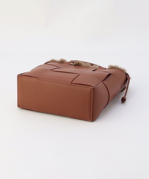 MICO COULIER(ミコクリエ)の「PU MESH 4WAY TOTE(トートバッグ・レディース・ブラウン・FREE)」の4枚目の写真