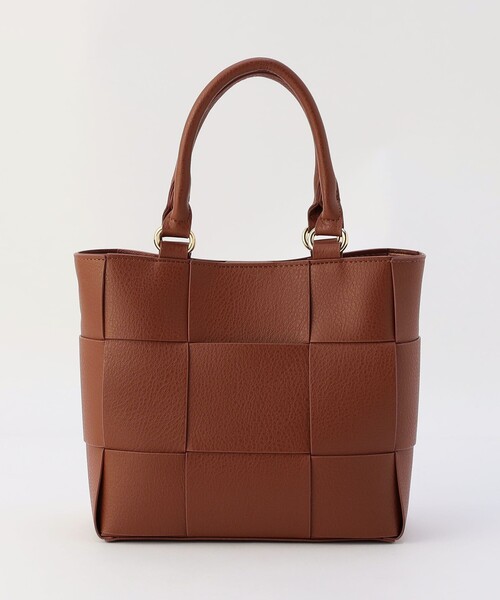 MICO COULIER(ミコクリエ)の「PU MESH 4WAY TOTE(トートバッグ・レディース・ブラウン・FREE)」の8枚目の写真