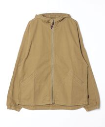 HERRINGBONE HOODED JACKET