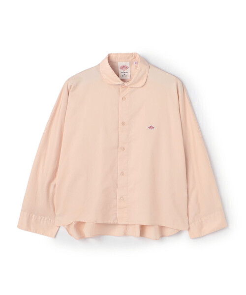 DANTON(ダントン)の「Women's High Count Twill Dolman Sleeve Shirt(シャツ/ブラウス・レディース・ブラウン系その他2/ピンク/チャコール・36/38)」の3枚目の写真