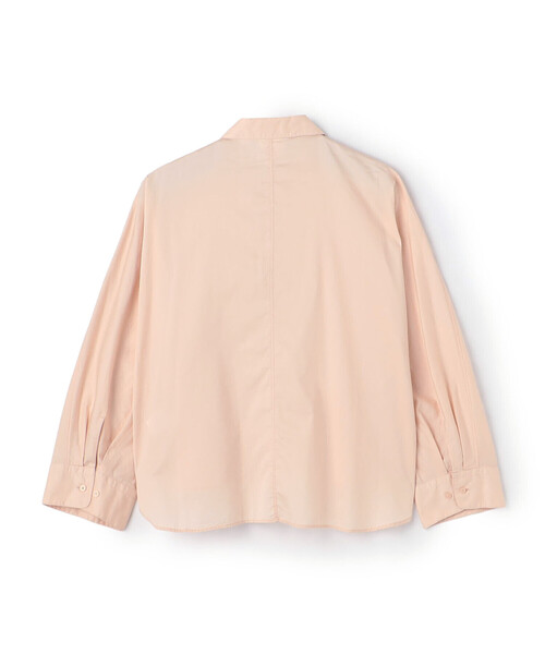 DANTON(ダントン)の「Women's High Count Twill Dolman Sleeve Shirt(シャツ/ブラウス・レディース・ブラウン系その他2/ピンク/チャコール・36/38)」の5枚目の写真