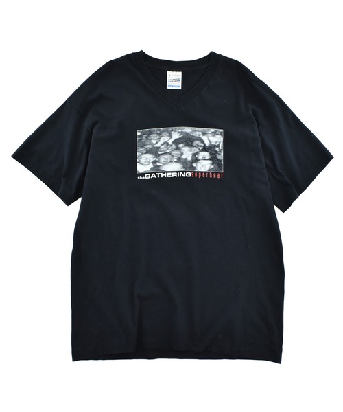 SCREEN STARS(スクリーンスターズ)の「【USED】90’s SCREEN STARS “the GATHERING/Superheat” バンド Tシャツ(Tシャツ/カットソー・メンズ・ブラック・X-LARGE)」の1枚目の写真