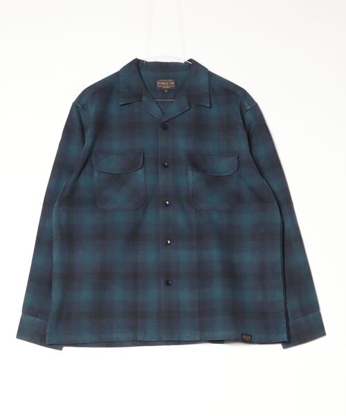 PENDLETON(ペンドルトン)の「【PENDLETON】L/S Shaggy Open Collar Shirt(シャツ/ブラウス・メンズ・アクア/ブルー/ネイビー/グレー・LARGE/MEDIUM)」の7枚目の写真