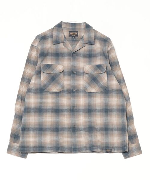 PENDLETON(ペンドルトン)の「【PENDLETON】L/S Shaggy Open Collar Shirt(シャツ/ブラウス・メンズ・アクア/ブルー/ネイビー/グレー・LARGE/MEDIUM)」の8枚目の写真