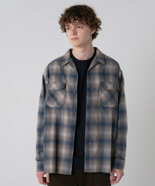PENDLETON(ペンドルトン)の「【PENDLETON】L/S Shaggy Open Collar Shirt(シャツ/ブラウス・メンズ・アクア/ブルー/ネイビー/グレー・LARGE/MEDIUM)」の5枚目の写真