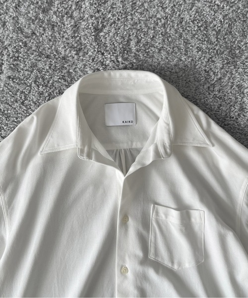 KAIKO（カイコー）の「KAIKO Regular collar shirt（シャツ/ブラウス・メンズ・ライトブルー/オフホワイト・2/1）」の3枚目の写真