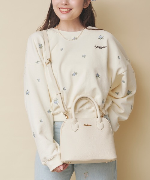 Cath Kidston(キャスキッドソン)の「2WAYハンドバッグ Bows&Rose(ハンドバッグ・レディース・アイボリー/ネイビー/ブラック/ピンク・FREE)」の5枚目の写真