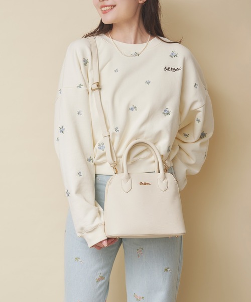 Cath Kidston(キャスキッドソン)の「2WAYハンドバッグ Bows&Rose(ハンドバッグ・レディース・アイボリー/ネイビー/ブラック/ピンク・FREE)」の7枚目の写真