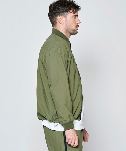 ACANTHUS(アカンサス)の「mj11926- SUPPLEX(R) Nylon Contrast Zip Jacket ナイロンジップアップジャケット(JK2703)(ナイロンジャケット・メンズ・オリーブ/ブラック・XL/L/M/S)」の14枚目の写真