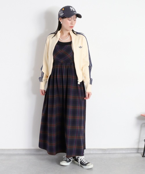 BEVERLY HILLS POLO CLUB(ビバリーヒルズポロクラブ)の「【BEVERLY HILLS POLO CLUB】ネルチェックキャミワンピース(ワンピース・レディース・グレー/ネイビー・M)」の17枚目の写真
