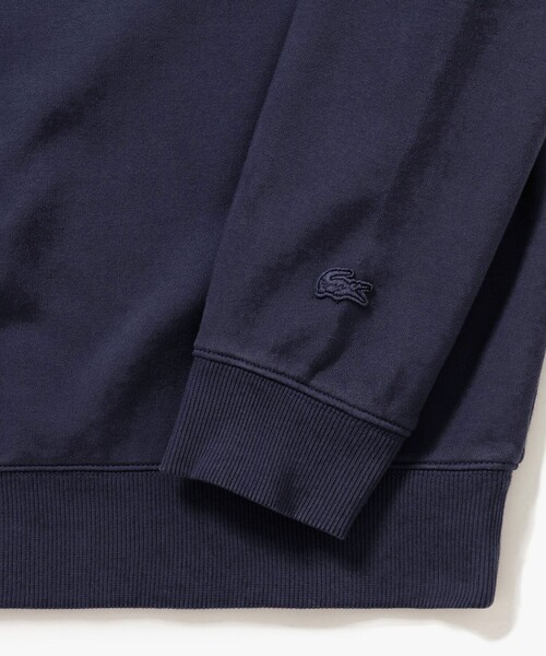 LACOSTE(ラコステ)の「エンザイムウォッシュ テクスチャーロゴ ヴィンテージクルーネックスウェット(スウェット・メンズ・イエロー/アイボリー/ダークグレー・4/3/2/5)」の15枚目の写真