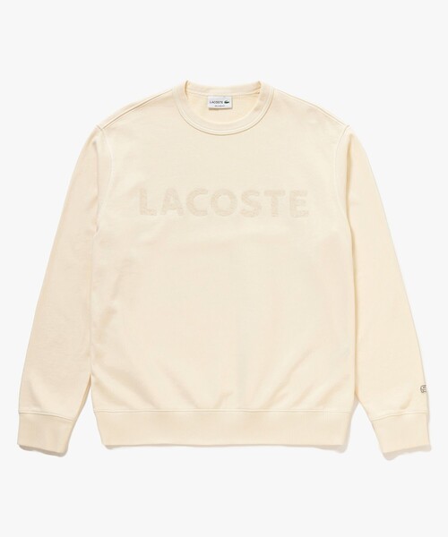LACOSTE(ラコステ)の「エンザイムウォッシュ テクスチャーロゴ ヴィンテージクルーネックスウェット(スウェット・メンズ・イエロー/アイボリー/ダークグレー・4/3/2/5)」の20枚目の写真