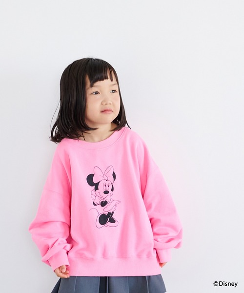 LOWRYS FARM(ローリーズファーム)の「Disneyウラケプルオーバー 1067599(スウェット・キッズ・ピンク/ブルー/イエロー・150cm/130cm/110cm)」の3枚目の写真