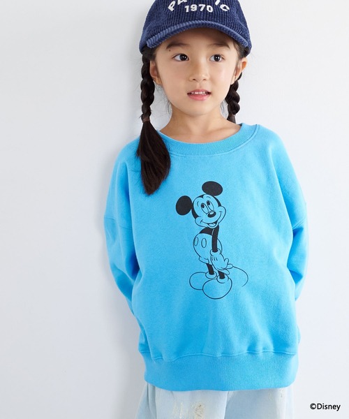 LOWRYS FARM(ローリーズファーム)の「Disneyウラケプルオーバー 1067599(スウェット・キッズ・ピンク/ブルー/イエロー・150cm/130cm/110cm)」の2枚目の写真