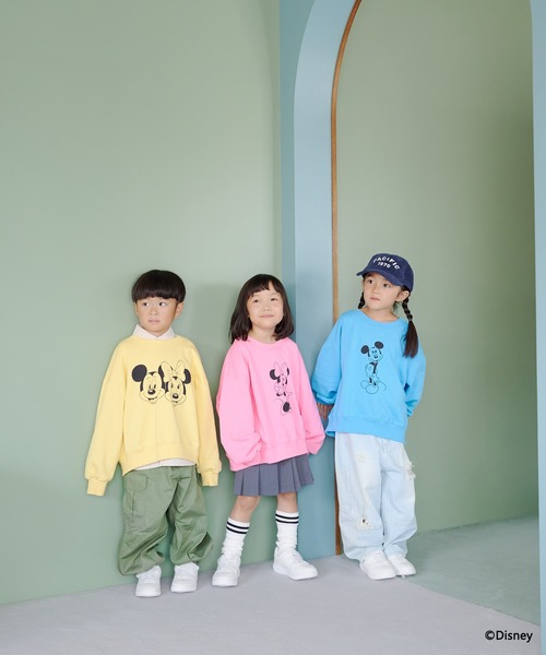 LOWRYS FARM(ローリーズファーム)の「Disneyウラケプルオーバー 1067599(スウェット・キッズ・ピンク/ブルー/イエロー・150cm/130cm/110cm)」の9枚目の写真
