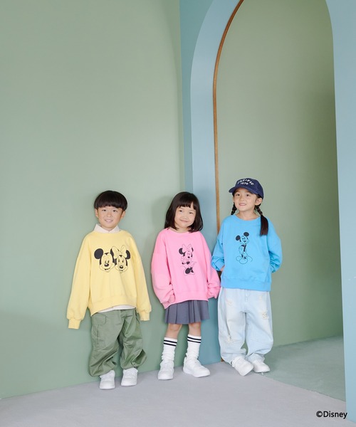 LOWRYS FARM(ローリーズファーム)の「Disneyウラケプルオーバー 1067599(スウェット・キッズ・ピンク/ブルー/イエロー・150cm/130cm/110cm)」の10枚目の写真
