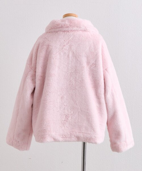 OLIVE des OLIVE(オリーブデオリーブ)の「【インフルエンサー企画】miko ribbon fur coat(その他アウター・レディース・ピンク/ブラック・FREE)」の20枚目の写真