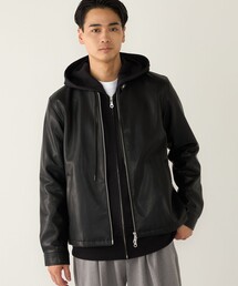 【WEB限定】合成皮革 ライダース ジャケット
