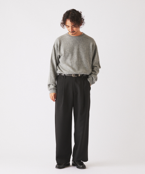 JOURNAL STANDARD relume(ジャーナルスタンダード レリューム)の「バルジ ツイル ”レイジー” 1タック スラックス(スラックス・メンズ・チャコールグレー/ブラック/ブラウン/カーキ・SMALL/MEDIUM/LARGE)」の15枚目の写真