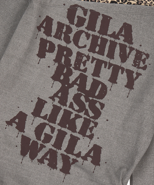 GILAARCHIVE（ギラアーカイブ）の「レオパードレイヤード P.B.A ロングスリーブ_グレー（Tシャツ/カットソー・レディース・その他・FREE）」の7枚目の写真