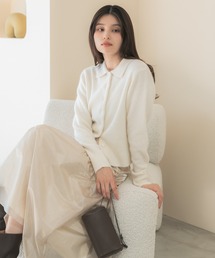 『WEB/一部店舗限定』ファータッチポロニット