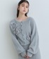 Tiny EDEN（タイニーエデン）の「【中野恵那 着用】リボン付きラメニットカーディガン(セットアップ可能)（カーディガン/ボレロ・FREE）」