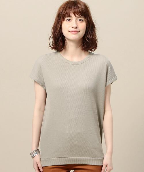 BEAUTY&YOUTH UNITED ARROWS(ビューティーアンドユースユナイテッドアローズ)の「BY ライトワッフルショートスリーブ◆(Tシャツ/カットソー・レディース・ホワイト/ベージュ/レッド/その他1/ブラック・FREE)」の13枚目の写真