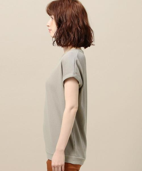 BEAUTY&YOUTH UNITED ARROWS(ビューティーアンドユースユナイテッドアローズ)の「BY ライトワッフルショートスリーブ◆(Tシャツ/カットソー・レディース・ホワイト/ベージュ/レッド/その他1/ブラック・FREE)」の14枚目の写真