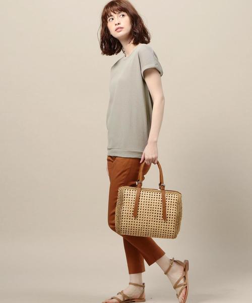 BEAUTY&YOUTH UNITED ARROWS(ビューティーアンドユースユナイテッドアローズ)の「BY ライトワッフルショートスリーブ◆(Tシャツ/カットソー・レディース・ホワイト/ベージュ/レッド/その他1/ブラック・FREE)」の15枚目の写真