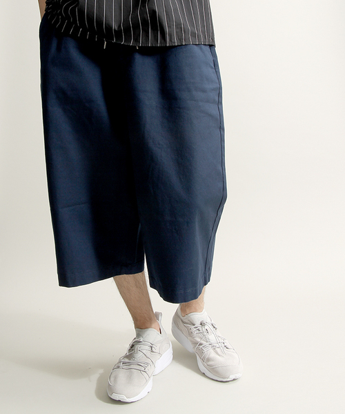 WEGO（ウィゴー）の「WEGO/チノガウチョパンツ（チノパンツ・メンズ・ロイヤルブルー/ベージュ/ネイビー/カーキ/レッド/ブラック・LARGE/MEDIUM）」の5枚目の写真