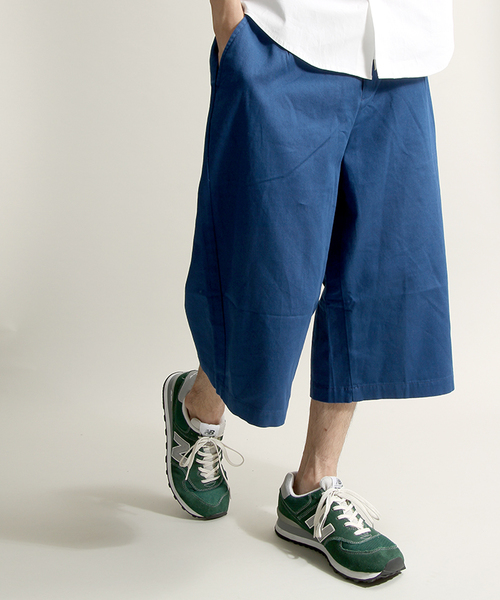 WEGO（ウィゴー）の「WEGO/チノガウチョパンツ（チノパンツ・メンズ・ロイヤルブルー/ベージュ/ネイビー/カーキ/レッド/ブラック・LARGE/MEDIUM）」の6枚目の写真