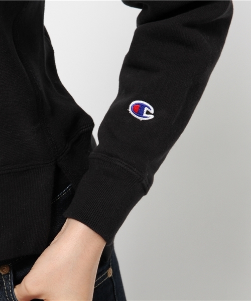 Champion（チャンピオン）の「【CHAMPION（チャンピオン）】ハイネックスウェット（Tシャツ/カットソー・レディース・ネイビー/ブラック/グレー・M）」の8枚目の写真